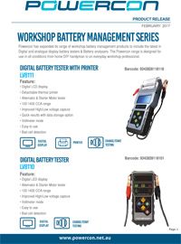 JAS Oceania | Workshop Battery Testers & Management Range Expansion by ...
